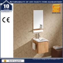 Modern Simple Design Melamine Plywood Apartment Bathroom Cabinet Unit